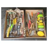 Lot Hand Tools With Files Pliers Tape Stanley