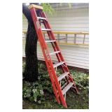 Werner 8 ft Fiberglass Step Ladder Model 6208
