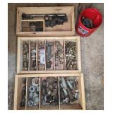 Brass and Steel Plumbing Fittings With Old Tools