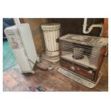 (2) Kerosene Gas Heater, (1) Electric Heater