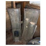 Model T Auto Window Glass Panels with Frames