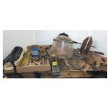 Woodworking Tools Including Saws, Clamps & Bits