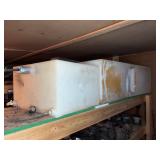 (2) Rectangular Polyethylene Utility Tanks