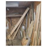 Wood Boards and Trim Scrap Lot