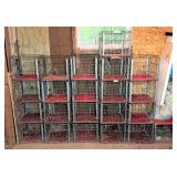 (22) Upstate Wire Milk Crates