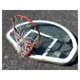 Glass Basketball Backboard with Rim and Net