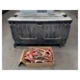 Large Plastic Tack Storage Trunk With Tack Items