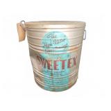 Sweetex High-Ratio Shortening Tin Can Pail