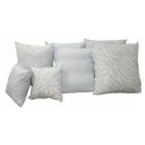 7 Blue Pattern Decor Throw Pillows