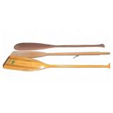 3 Wood Canoe and Boat Oars Assorted Styles