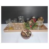 Glass Oil Lamps And Chimneys