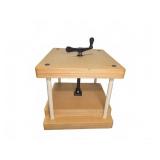 Wood Bookbinding Press with Steel Screw Handle