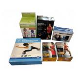 Fitness Bands Weights and Massage Therapy Kit Lot