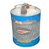 Delphi Vintage Metal Gas Can With Blue Trim