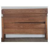 Wooden Headboard and Footboard Set