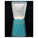 EternaGold 14K Gold & Pearl Necklace & Bracelet