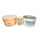 Advertising Tins Ox-Heart Blue Ribbon