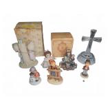 Lot Hummel, Precious Moments, Crystal Cross