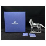 Swarovski Crystal Horse Mare Figurine with Box