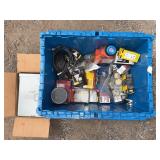 Electrical Hardware Lot With GE Load Center