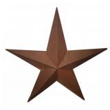 Large Metal 5-Point Barn Star Wall Decor