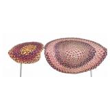 Oval Braided Rag Rugs Multicolor