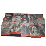 LIFE Magazines 1945 WWII Era Lot of 15 Issues