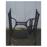 Singer Cast Iron Treadle Sewing Machine Base