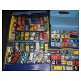 70+ Diecast Toy Cars in Vinyl Carrying Cases