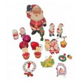 Santa Figurines And Christmas Ornaments