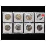 (8) Mint State Kennedy Half Dollars