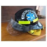 Cowlesville EMS Firefighter Helmet with Visor