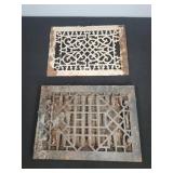 Cast Iron Floor Grates Ornate and Geometric
