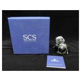 Swarovski Crystal Panda Figurine with Box and