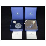 Swarovski Crystal Bag Charms in Boxes, Set of 2