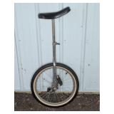 Sun Chrome Unicycle with Black Saddle