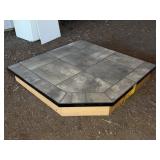 Stove Board & Riser 40" Corner Navajo Nero
