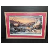 Terry Redlin Signed Print Together For The Season