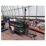 Utility Trailer With Electric Winch 64x41x20 Bed