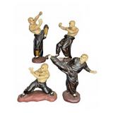 Martial Artist Figurines Set Of Four Made In China