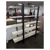 Metal Frame 5-Tier Wood Shelving Unit