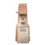 Century Wall-Mount Wooden Crank Telephone