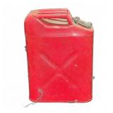 Red Metal US Jerry Can Fuel Container