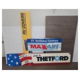 5 RV Display Signs Mixed Brands