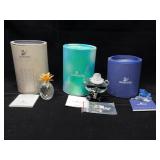 Swarovski Crystal Figurines with Boxes and Papers