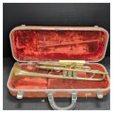 Vintage Trumpet with Case Brass Finish 486873