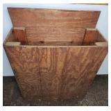 Rustic Wood Storage Box