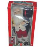 Telco Animated Santa Display Figure 1995 Porcelite