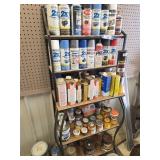 Large Assorted Paint Spray Cans and Finishing Lot
