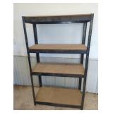 Storage Shelf and Metal Storage Bench